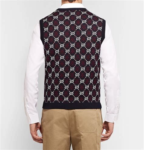 sweater vest gucci|Gucci sweater price.